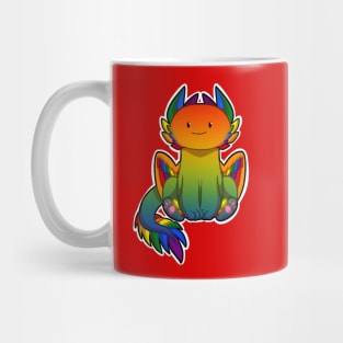 Cute rainbow western dragon Mug